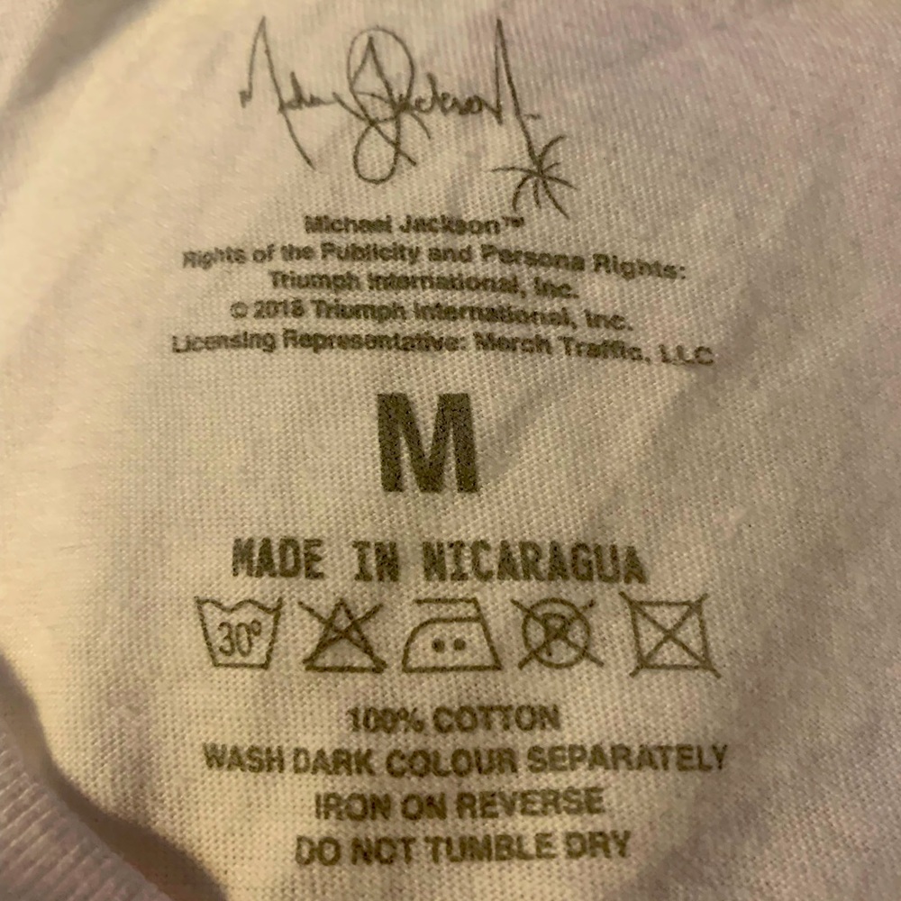 Michael Jackson “Smooth Criminal” T-Shirt Size Med
